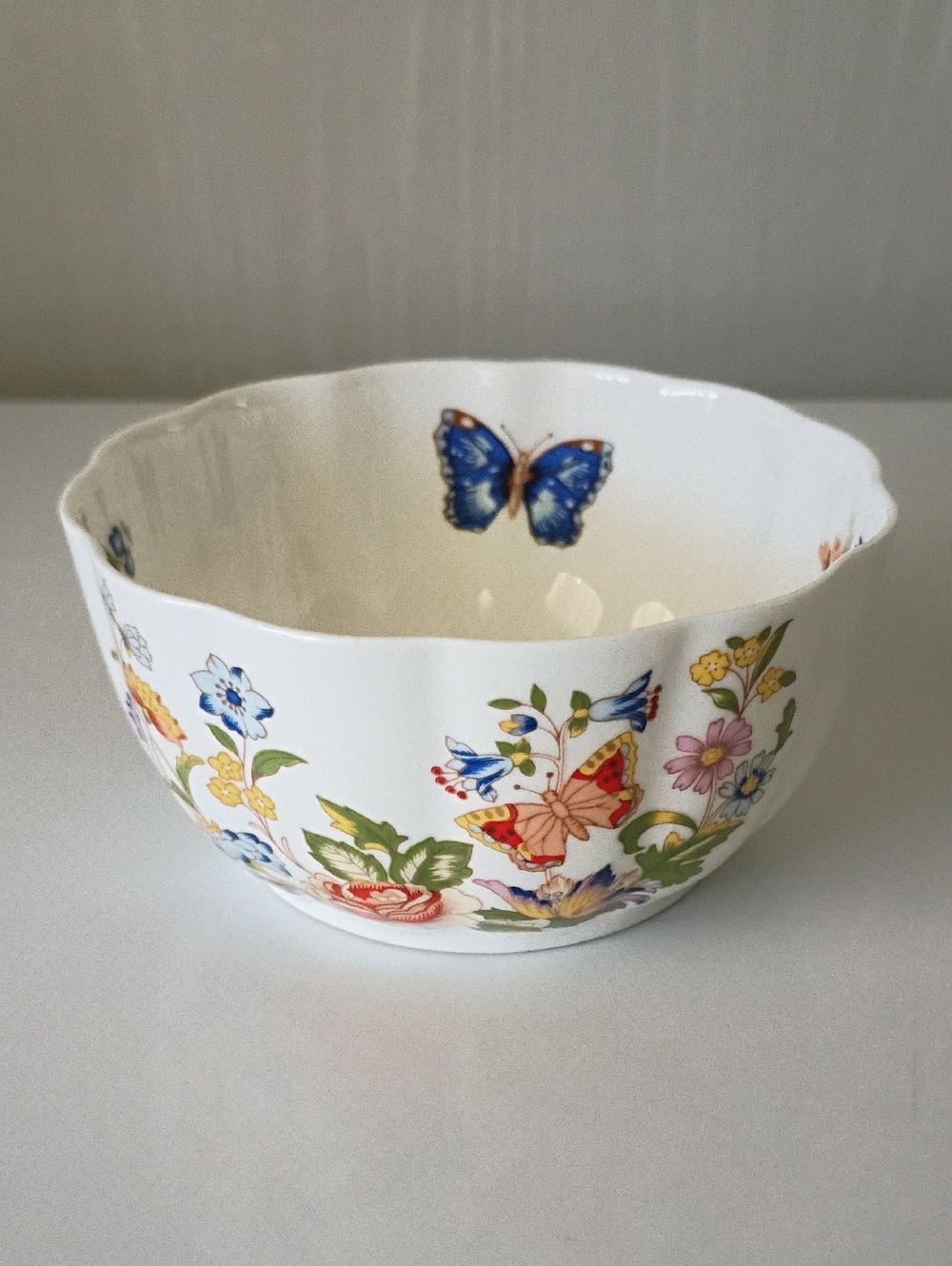 The Feel Of This Bowl(, Wow! Vintage Aynsley Fine Bone China "Var-i-ete" Bowl
